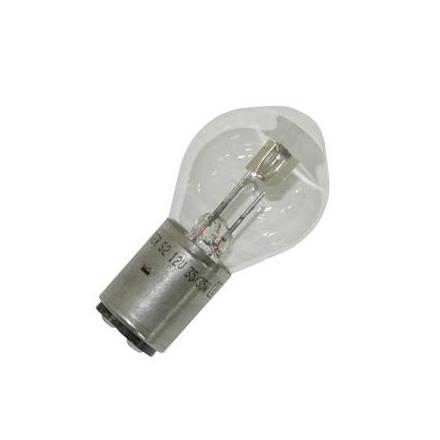 19094 AMPOULE-LAMPE 12V 35-35W NORME S2 CULOT BA20D STANDARD BLANC (PROJECTEUR) (VENDU A L'UNITE) -FLOSSER- xxx Info FLOSSER 