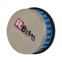 FILTRE A AIR REPLAY R BOX FD CHROME-BLEU FIXATION DROITE DIAM 35-28