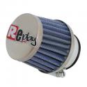 FILTRE A AIR REPLAY KN SMALL FD CHROME-BLEU FIXATION DROITE DIAM 35-28