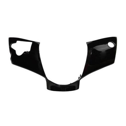 20821 CARENAGE-COUVRE GUIDON SCOOT ADAPTABLE PIAGGIO 50 ZIP 2000> NOIR BRILLANT -P2R- xxx Info P2R (Motorisé) 