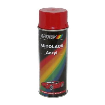 20277 BOMBE DE PEINTURE MOTIP PRO ACRYLIQUE BRILLANT ROUGE FERRARI spray 400ml (41750) xxx Info MOTIP 