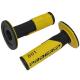 26274 REVETEMENT POIGNEE PROGRIP OFF ROAD 801 DOUBLE DENSITE BASE NOIR-JAUNE 115mm (PAIRE) (CROSS-MX) xxx Info PROGRIP 