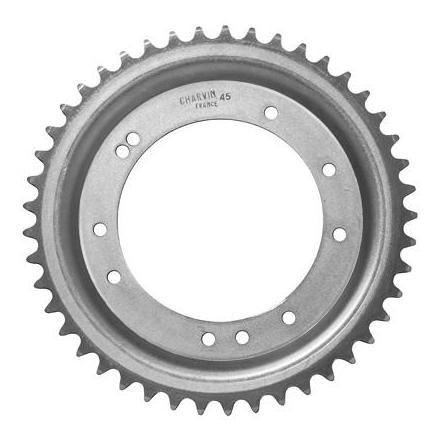 26242 COURONNE CYCLO ADAPTABLE MBK 51 ROUE ALU GRIMECA 45 DTS (ALESAGE 98mm) 10 TROUS -SELECTION P2R- xxx Info 