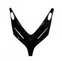 CARENAGE-DESSUS TABLIER AV MAXISCOOTER ADAPTABLE YAMAHA 500 TMAX 2001-2007 NOIR BRILLANT (PARTIE SUPERIEURE) -P2R-