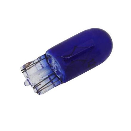 24238 AMPOULE-LAMPE 12V 3W NORME W3W CULOT W2,1x9,5D WEDGE STANDARD BLEU (COMPTEUR) (BOITE DE 10) -P2R- xxx Info P2R (Motorisé