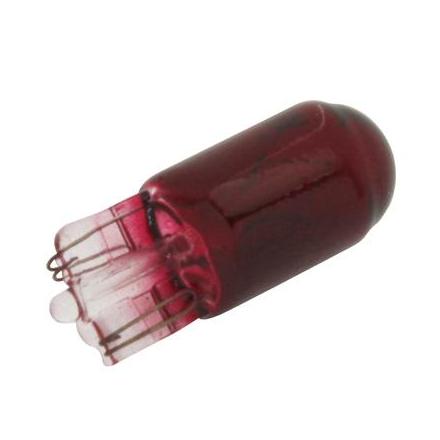 24239 AMPOULE-LAMPE 12V 3W NORME T10 CULOT W2,1x9,5D WEDGE STANDARD ROUGE (COMPTEUR) (BOITE DE 10) -P2R- xxx Info P2R (Motoris