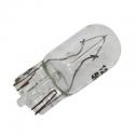 AMPOULE-LAMPE 12V 5W NORME T10 CULOT W2,1x9,5D WEDGE STANDARD BLANC (CLIGNOTANT) (BOITE DE 10) -P2R-