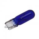 AMPOULE-LAMPE 12V 1,2W NORME W1,2W CULOT W2x4,6D WEDGE STANDARD BLEU (COMPTEUR) (BOITE DE 10) -P2R-