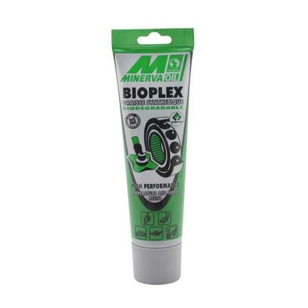 24171 GRAISSE MULTIFONCTION MINERVA BIOPLEX BIODEGRADABLE (MOTO-MOTOCULTURE-MARINE) (TUBE 250g) xxx Info MINERVA OIL 