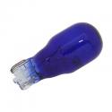 AMPOULE-LAMPE 12V 10W NORME W10W CULOT W2,1x9,5D WEDGE BLEU (COMPTEUR) (BOITE DE 10) -P2R-