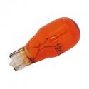 AMPOULE-LAMPE 12V 10W NORME T13 CULOT W2,1x9,5D WEDGE STANDARD ORANGE (CLIGNOTANT) (BOITE DE 10) -P2R-