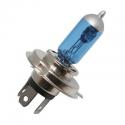 AMPOULE-LAMPE 12V 60-55W NORME H4 CULOT P43T LOOK XENON ECLAIRAGE SUPER BLANC (PROJECTEUR) (VENDU A L'UNITE) -P2R-**