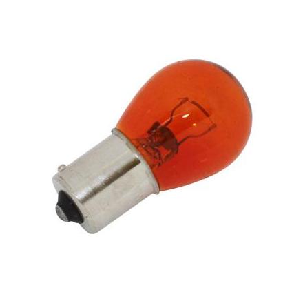 24270 AMPOULE-LAMPE 12V 21W NORME PY21W CULOT BAU15S STANDARD ERGOTS DECALES ORANGE (CLIGNOTANT) (BOITE DE 10) -P2R- xxx Info P