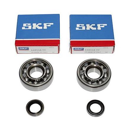 36687 ROULEMENT D'EMBIELLAGE + JOINT CYCLO P2R ADAPTABLE MBK 51, 41, 40, 88, CLUB (KIT SKF 6302 QR ACIER) xxx Info 