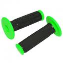 REVETEMENT POIGNEE REPLAY CROSS KRATON NOIR-VERT 115mm (PAIRE)