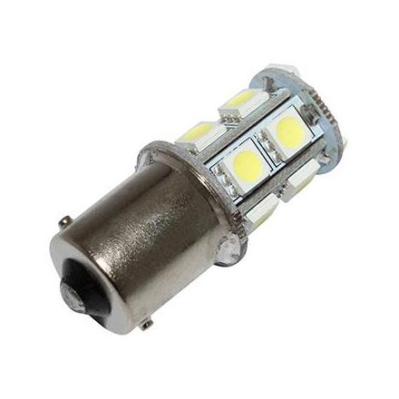 36623 AMPOULE-LAMPE 12V A LEDS 3,3W 13SMD 8000>10000K CULOT BA15S ECLAIRAGE BLANC BRILLANT (CLIGNOTANT) (VENDU A L'UNITE) -REPL