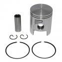 PISTON 50 A BOITE ARTEK K2 AVEC 2 SEGMENTS POUR DERBI 50 SENDA 2006-, GPR 2006--GILERA 50 SMT 2006-, RCR 2006- (MOTEUR PIAGGIO E