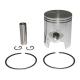 36910 PISTON SCOOT ARTEK K2 AVEC 2 SEGMENTS POUR MBK 50 BOOSTER, OVETTO 2T, STUNT-YAMAHA 50 BWS, NEOS 2T, SLIDER-APRILIA 50 SR-M