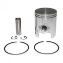 PISTON SCOOT ARTEK K2 AVEC 2 SEGMENTS POUR MBK 50 BOOSTER, OVETTO 2T, STUNT-YAMAHA 50 BWS, NEOS 2T, SLIDER-APRILIA 50 SR-MALAGUT