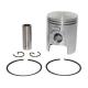 36911 PISTON 50 A BOITE ARTEK K2 AVEC 2 SEGMENTS POUR MINARELLI 50 AM6-MBK 50 X-POWER, X-LIMIT-YAMAHA 50 TZR, DTR-PEUGEOT 50 XPS