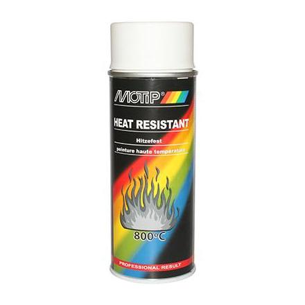 36959 BOMBE DE PEINTURE MOTIP PRO HAUTE TEMPERATURE BLANC spray 400ml (04036) xxx Info MOTIP 