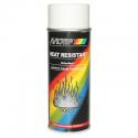 BOMBE DE PEINTURE MOTIP PRO HAUTE TEMPERATURE BLANC AEROSOL 400ml (04036)