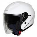 CASQUE JET MT BOULEVARD SV DOUBLE ECRANS UNI BLANC BRILLANT XS