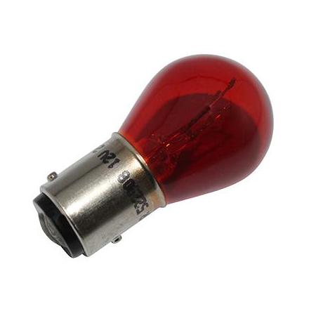 37355 AMPOULE-LAMPE 12V 21-5W NORME P21-5W CULOT BAY15D ROUGE (FEU POSITION + STOP) (VENDU A L'UNITE) -FLOSSER- xxx Info FLOSSE