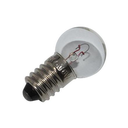 37358 AMPOULE-LAMPE 6V 6W CULOT E-10 GRAISSEUR BLANC (FEU DE POSITION) (VENDU A L UNITE) -FLOSSER- xxx Info FLOSSER 