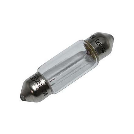 37350 AMPOULE-LAMPE 12V 5W NORME C5W CULOT SV 8.5-11X35 NAVETTE BLANC (FEU DE POSITION) (VENDU A L UNITE) -FLOSSER- xxx Info F