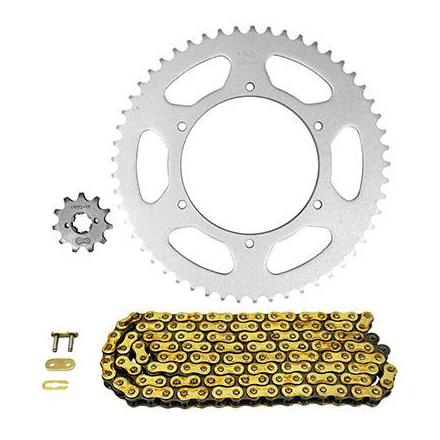  KIT CHAINE ADAPTABLE DERBI 50 SENDA SM DRD RACING 2012>2017, DRD SM 2012>2017 420 11x53 (DEMULTIPLICATION ORIGINE) -AFAM- x