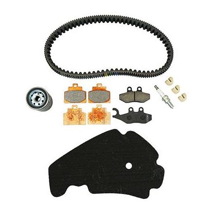  KIT ENTRETIEN MAXISCOOTER ORIGINE PIAGGIO 300 MP3 HPE ABS 2019> (AVEC GUIDES VARIATEUR) -1R000460- xxx Info 