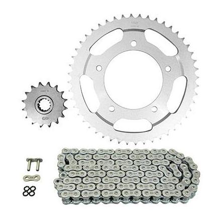 160560 KIT CHAINE ADAPTABLE YAMAHA 600 YZF R6 1999>2002 530 16x48 (DIAM COURONNE 112-138-10.5) (DEMULTIPLICATION ORIGINE) -