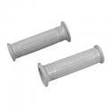 REVETEMENT POIGNEE ADAPTABLE CYCLO GRIS LISSE (L 115mm) (DIAM 22-24mm) (PAIRE) -SELECTION P2R-