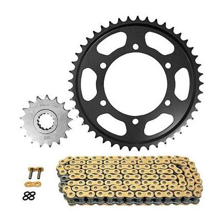 160575 KIT CHAINE ADAPTABLE YAMAHA 1000 FZ 1 N 2006>2013 530 17x45 (DIAM COURONNE 110-130-10.25) (DEMULTIPLICATION ORIGINE) 