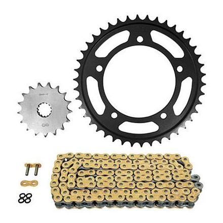 160518 KIT CHAINE ADAPTABLE SUZUKI 750 GSR 2011>2016 525 17x42 (DIAM COURONNE 120-140-10.25) (DEMULTIPLICATION ORIGINE) -AF