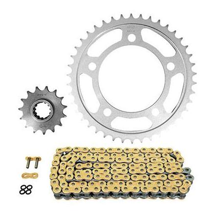 160471 KIT CHAINE ADAPTABLE HONDA 650 CB F 2014> 525 15x42 (DIAM COURONNE 112-138-12.25) (DEMULTIPLICATION ORIGINE) -AFAM- 