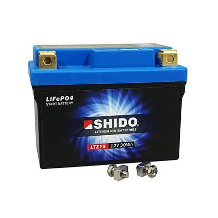 160286 BATTERIE 12V 2,4 Ah LTZ7S SHIDO LITHIUM ION PRET A L'EMPLOI (Lg113xL69xH105) REMPLACE YTZ7S xxx Info 