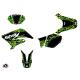 158862 KIT DECO AUTOCOLLANT-STICKER 50 A BOITE PREDATOR NOIR-VERT POUR MBK 50 XLIMIT 2007>2011-YAMAHA 50 DT 2007>2011 -KUTVEK- 