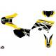 158875 KIT DECO AUTOCOLLANT-STICKER 50 A BOITE REPLICA JAUNE POUR YAMAHA 50 DT 2007>2011 -KUTVEK- Adhésif décoratif KUTVEK 