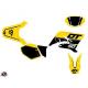 158877 KIT DECO AUTOCOLLANT-STICKER 50 A BOITE VINTAGE JAUNE POUR YAMAHA 50 DT 2007>2011 -KUTVEK- Adhésif décoratif KUTVEK 