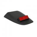 BAVETTE-GARDE BOUE ARRIERE SCOOT ADAPTABLE MBK 50 BOOSTER 1998-2003-YAMAHA 50 BWS 1998-2003 NOIR -P2R-