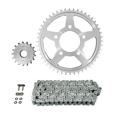 160536 KIT CHAINE ADAPTABLE TRIUMPH 1000 DAYTONA 1991>1995 530 17x48 (DIAM COURONNE 79.8-110-12.5) (DEMULTIPLICATION ORIGINE