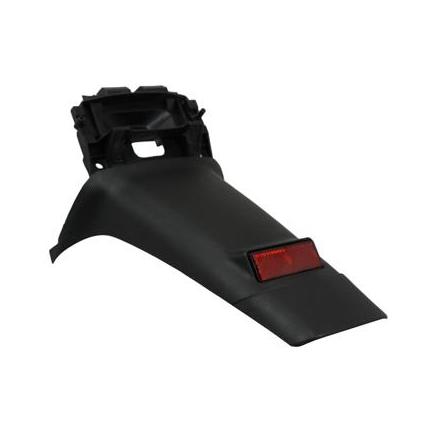 158906 BAVETTE-GARDE BOUE ARRIERE SCOOT ADAPTABLE PIAGGIO 50 TYPHOON 1997>2009 NOIR -P2R- xxx Info 