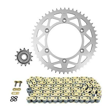 160446 KIT CHAINE ADAPTABLE GAS GAS 300 EC F 2013> 520 13x50 (DIAM COURONNE 136-156-8.5) (DEMULTIPLICATION ORIGINE) -AFAM- 