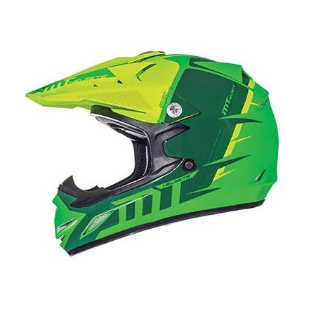 160085 CASQUE CROSS ENFANT MT MX2 SPEC KID VERT-JAUNE FLUO YM (51 à 52cm) xxx Info 