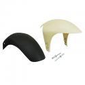GARDE BOUE SCOOT AV ADAPTABLE GILERA 50-125 DNA 1997-2006 BLANC-NOIR -P2R-