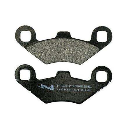 161109 PLAQUETTE DE FREIN NEWFREN POUR PEUGEOT METROPOLIS 2015> AV ET AR (L 96.8mm - H 38.4mm - P 7mm) (FD0536BE) (SCOOTER EL