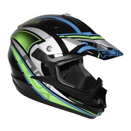 30380 CASQUE CROSS ADX MX2 THUNDERBOLT NOIR-VERT FLUO XS xxx Info 