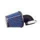 148354 FILTRE A AIR REPLAY KN MIDDLE FC CARBONE-BLEU FIXATION COUDE DIAM 35-28 xxx Info 